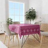 Fiji Masi All Pink Tablecloth Tapa Pattern - Polynesian Pride