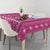 Fiji Masi All Pink Tablecloth Tapa Pattern - Polynesian Pride