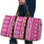 Fiji Masi All Pink Travel Bag Tapa Pattern - Polynesian Pride