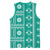 Fiji Masi All Teal Basketball Jersey Tapa Pattern - Polynesian Pride