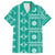 Fiji Masi All Teal Hawaiian Shirt Tapa Pattern - Polynesian Pride