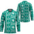 Fiji Masi All Teal Hockey Jersey Tapa Pattern - Polynesian Pride
