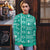 Fiji Masi All Teal Ugly Christmas Sweater Tapa Pattern - Polynesian Pride