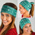 Fiji Masi All Teal Neck Gaiter Tapa Pattern - Polynesian Pride