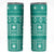 Fiji Masi All Teal Skinny Tumbler Tapa Pattern - Polynesian Pride