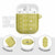 Fiji Masi All Yellow AirPods Case Tapa Pattern - Polynesian Pride