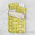Fiji Masi All Yellow Bedding Set Tapa Pattern - Polynesian Pride