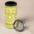 Fiji Masi All Yellow 4 in 1 Can Cooler Tumbler Tapa Pattern - Polynesian Pride