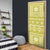 Fiji Masi All Yellow Door Cover Tapa Pattern - Polynesian Pride