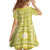 Fiji Masi All Yellow Family Matching Puletasi and Hawaiian Shirt Tapa Pattern - Polynesian Pride