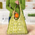 Fiji Masi All Yellow Grocery Bag Tapa Pattern - Polynesian Pride
