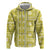 Fiji Masi All Yellow Hoodie Tapa Pattern - Polynesian Pride