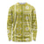 Fiji Masi All Yellow Long Sleeve Shirt Tapa Pattern - Polynesian Pride