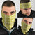 Fiji Masi All Yellow Neck Gaiter Tapa Pattern - Polynesian Pride