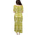Fiji Masi All Yellow Puletasi Tapa Pattern - Polynesian Pride