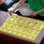 Fiji Masi All Yellow Puzzle Tapa Pattern - Polynesian Pride