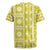 Fiji Masi All Yellow Rugby Jersey Tapa Pattern - Polynesian Pride