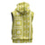 Fiji Masi All Yellow Sleeveless Hoodie Tapa Pattern - Polynesian Pride