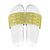 Fiji Masi All Yellow Slide Sandals Tapa Pattern - Polynesian Pride