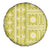 Fiji Masi All Yellow Spare Tire Cover Tapa Pattern - Polynesian Pride