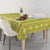 Fiji Masi All Yellow Tablecloth Tapa Pattern - Polynesian Pride