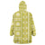 Fiji Masi All Yellow Wearable Blanket Hoodie Tapa Pattern - Polynesian Pride