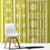 Fiji Masi All Yellow Window Curtain Tapa Pattern - Polynesian Pride