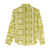 Fiji Masi All Yellow Women Casual Shirt Tapa Pattern - Polynesian Pride