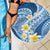 Plumeria Polynesian Blue Glitter Pattern Beach Blanket