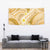 Plumeria Polynesian Gold Glitter Pattern Tapestry