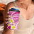 Plumeria Polynesian Pink Glitter Pattern 4 in 1 Can Cooler Tumbler