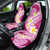 Plumeria Polynesian Pink Glitter Pattern Car Seat Cover