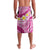 Plumeria Polynesian Pink Glitter Pattern Lavalava