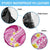 Plumeria Polynesian Pink Glitter Pattern Spare Tire Cover