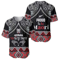 Aotearoa Toitu Te Tiriti Waitangi Baseball Jersey Proud To Be Maori LT01 - Polynesian Pride