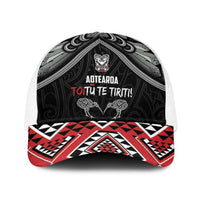 Aotearoa Toitu Te Tiriti Waitangi Baseball Net Cap Proud To Be Maori - Polynesian Pride