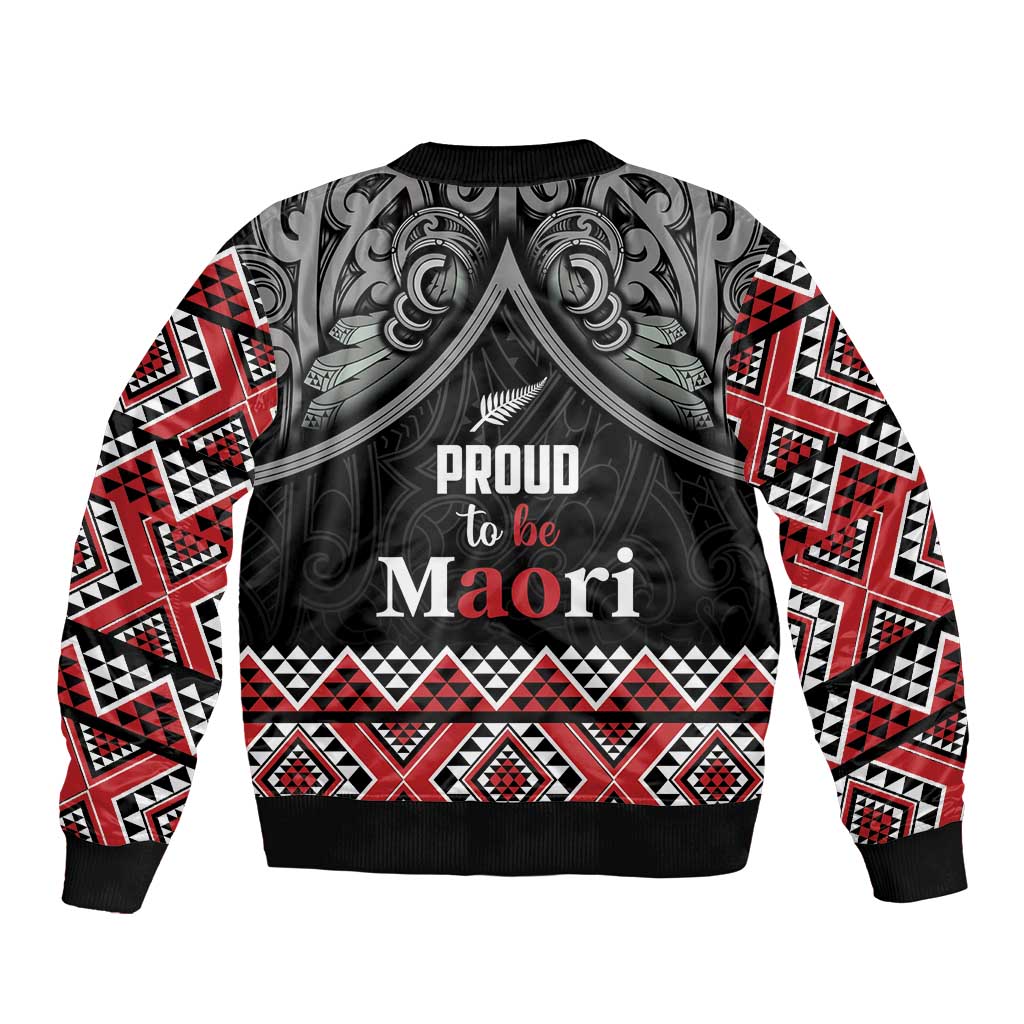 Aotearoa Toitu Te Tiriti Waitangi Bomber Jacket Proud To Be Maori