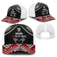 Aotearoa Toitu Te Tiriti Waitangi Mesh Trucker Cap Proud To Be Maori - Polynesian Pride