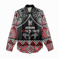Aotearoa Toitu Te Tiriti Waitangi Women Casual Shirt Proud To Be Maori