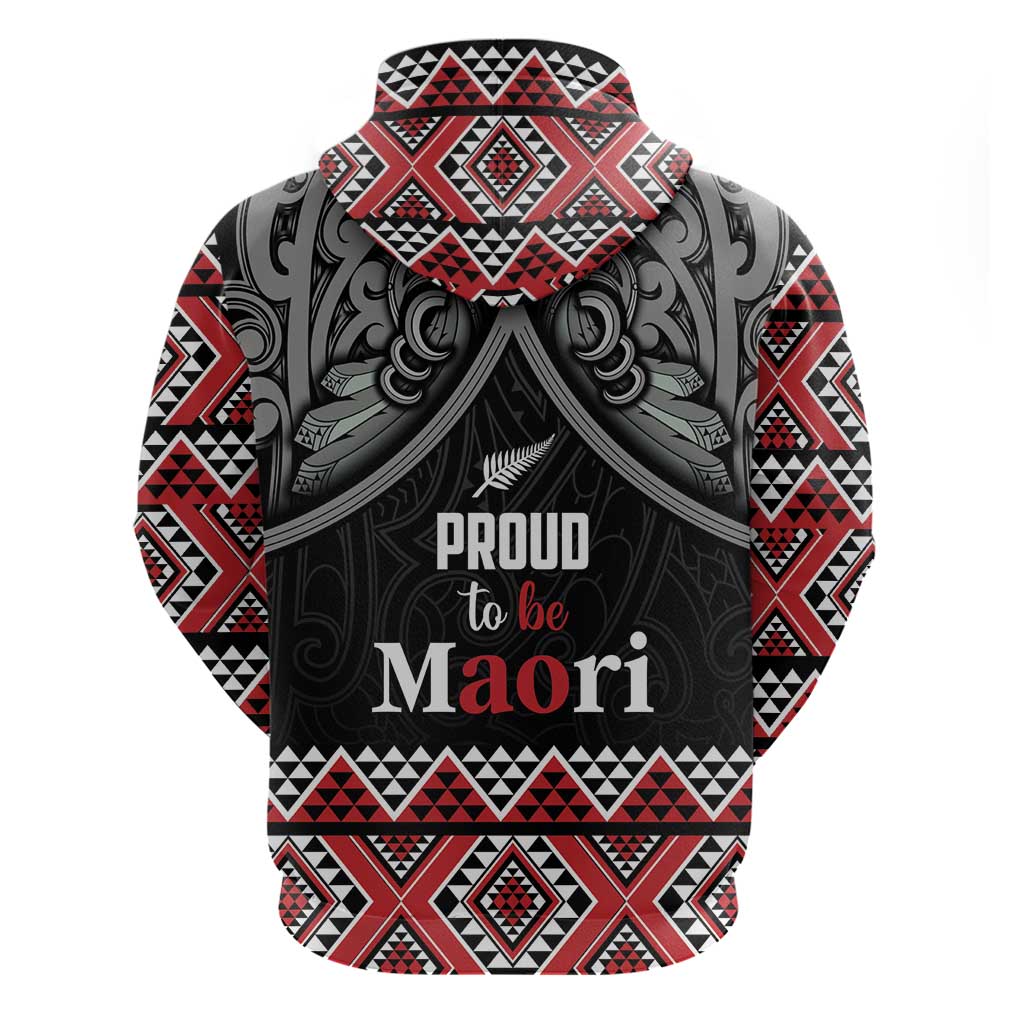 Aotearoa Toitu Te Tiriti Waitangi Zip Hoodie Proud To Be Maori LT01 - Polynesian Pride
