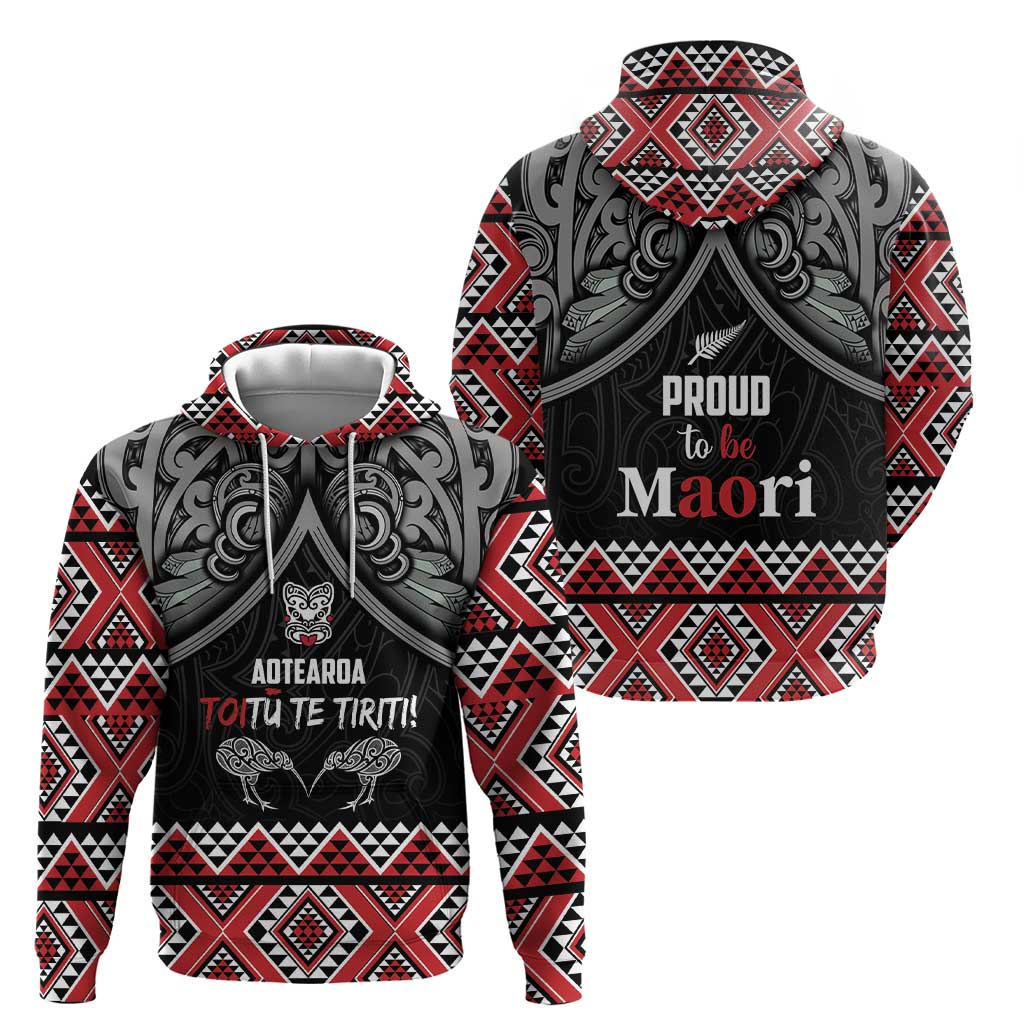 Aotearoa Toitu Te Tiriti Waitangi Zip Hoodie Proud To Be Maori LT01 - Polynesian Pride