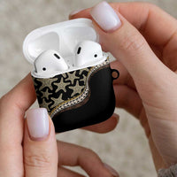 Beige Polynesian Starfish Unique Pattern AirPods Case