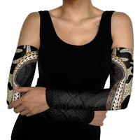 Beige Polynesian Starfish Unique Pattern Arm Sleeves
