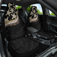 Beige Polynesian Starfish Unique Pattern Car Seat Cover