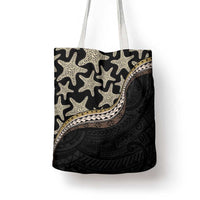 Beige Polynesian Starfish Unique Pattern Tote Bag