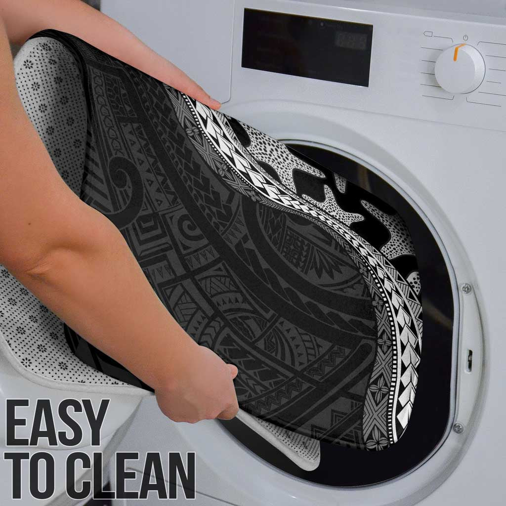 Monotone Polynesian Starfish Unique Pattern Bathroom Set