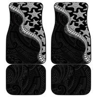 Monotone Polynesian Starfish Unique Pattern Car Mats