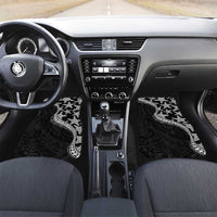 Monotone Polynesian Starfish Unique Pattern Car Mats