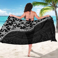 Monotone Polynesian Starfish Unique Pattern Sarong