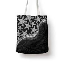 Monotone Polynesian Starfish Unique Pattern Tote Bag